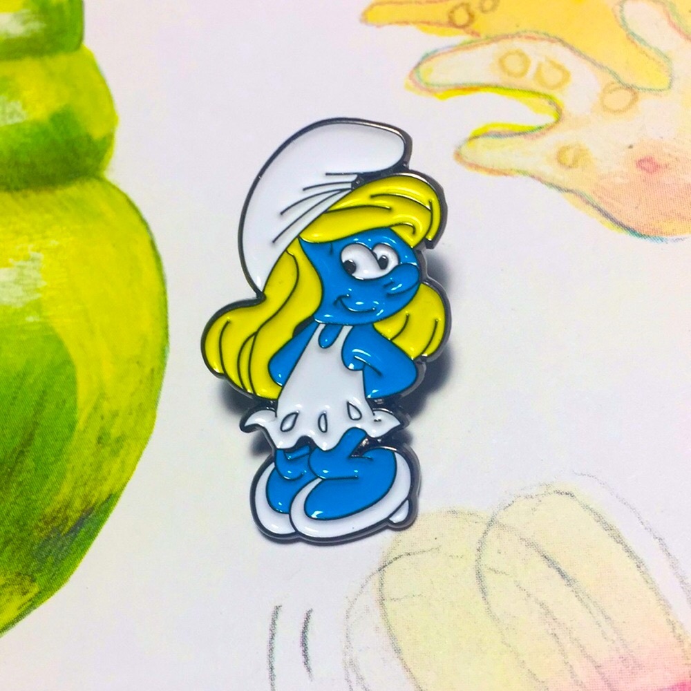 🍏50% OFF/3+...Cute Smurfette Pin